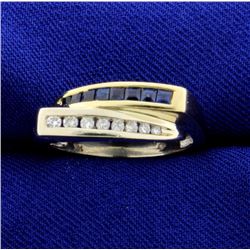 Sapphire and Diamond Ring