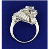 Image 3 : 3 1/2 ct TW Diamond Ring in Platinum