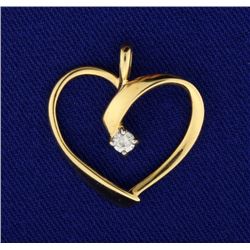 Diamond Heart Pendant