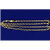 Image 1 : Italian Made 18 1/4 Inch Cuban Flat Link Chain