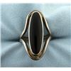 Image 1 : Large Onyx Sterling Silver Ring