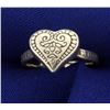 Image 1 : Heart Ring in Sterling Silver