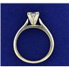 Image 3 : .8ct Princess Cut Solitaire Engagement Ring
