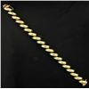 Image 1 : 8 Inch Designer Gold Bracelet