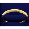 Image 1 : Etched 14k Hinged Bangle Bracelet