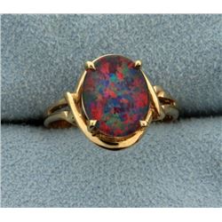 Doublet Opal Ring