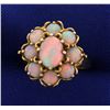 Image 1 : 2 1/2ct Vintage Opal Ring