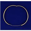 Image 3 : Etched 14k Hinged Bangle Bracelet