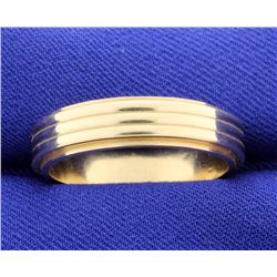 Wide 6mm Wedding Band