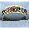 Image 1 : Multi-Colored Gemstone Ring