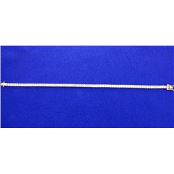 14K Yellow Gold & CZ Tennis Bracelet
