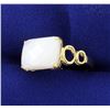 Image 2 : 6ct White Chalcedony Ring