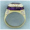 Image 3 : Amethyst & Diamond Ring