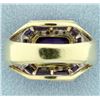Image 4 : Amethyst & Diamond Ring