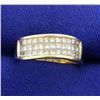 Image 1 : 2 ct TW Invisible Set Champagne Diamond Ring