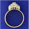 Image 4 : 1/2 ct TW Diamond Cluster Ring