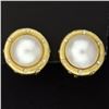 Image 1 : Pearl & Diamond Earrings