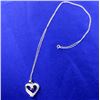 Image 2 : 1/4 ct TW Diamond Heart Pendant with Chain
