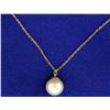 Image 1 : Pearl Drop Necklace