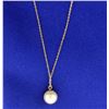 Image 2 : Pearl Drop Necklace