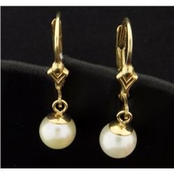 Pearl Dangle Earrings
