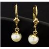 Image 1 : Pearl Dangle Earrings