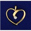 Image 1 : Diamond Heart Pendant