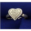 Image 1 : Heart Ring in Sterling Silver