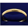 Image 1 : Etched 14k Hinged Bangle Bracelet