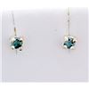 Image 1 : Blue Diamond Stud Earrings