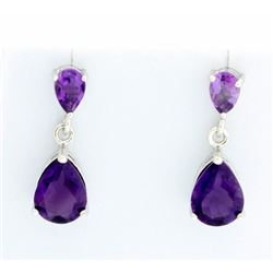 Perfect Pears Amethyst Dangle earrings