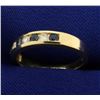 Image 2 : Sapphire and Diamond Band Ring
