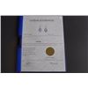 Image 2 : NEW 1.70CT PURPLE AMETHYST & DIAMOND EARRINGS, OVAL CUT, $350 CERTIFICATE