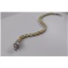 Image 2 : 13.64CT FIRE OPAL/CZ BRACELET