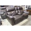 Image 2 : 2 SEAT LEATHER RECLINING SOFA