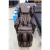 Image 1 : TITAN BROWN LEATHER MASSAGE CHAIR MODEL #TP8400 RETAIL VALUE $4000