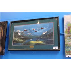 FRAMED LEP 'SUNWARD WE CLIMB' BY WILLIAM S. PHILLIPS (SNOWBIRDS)