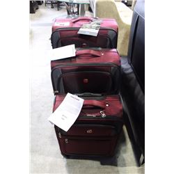 SWISS GEAR 3 PIECE LUGGAGE SET