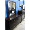 Image 1 : DRESSER WITH MIRROR, HIGHBOY AND 2 NIGHTSTANDS