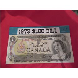 1973 $1.00 banknote – unc