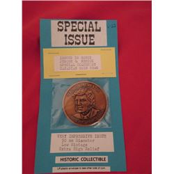 Special issue 50 mm – high relief medal honoring Jerome Remick - A famous Canadian coin news  column