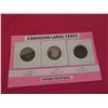 Image 1 : Canadian large cents 1915, 1907, 1919
