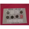 Image 1 : Canadian George V one cent - 7 different 1928 to 1936