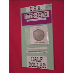 US John F. Kennedy 50 cents very popular collectable