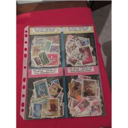Four 100 stamp packages