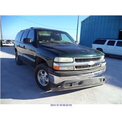 2001 - CHEVROLET SUBURBAN 1500