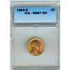 Image 1 : 1954-D LINCOLN WHEAT CENT  ICG MS67 RED