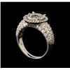 Image 4 : 14KT White Gold 2.65 ctw Diamond Ring