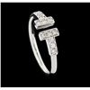 Image 4 : 0.21 ctw Diamond Ring - 14KT White Gold