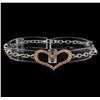 Image 1 : 0.29 ctw Diamond Bracelet - 14KT White Gold